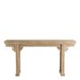 Console table - Console BAO recycled natural elm 180x45x90 - BLANC D'IVOIRE