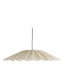 Hanging lights - MARGUERITE suspension white jute and metal dia 90x16 - BLANC D'IVOIRE