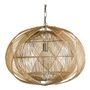 Hanging lights - NAKISHA natural rattan pendant light dia 65x48 - BLANC D'IVOIRE