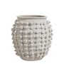 Baskets - CLEIA light gray cement plant pot - Small model - dia 37.5x37x37 - BLANC D'IVOIRE