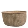 Corbeilles - Cache-pot CIKA ciment beige - Petit modèle - 39x37x24 - BLANC D'IVOIRE