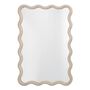 Miroirs - Miroir LUMIA pin blanchi 65x5x100 - BLANC D'IVOIRE