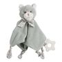 Soft toy - Toudoux Kitten with gray teething ring - MATHILDE M.