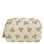 Clutches - Mandarine Flower rectangular toiletry bag, large model, in fabric - MATHILDE M.