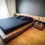 Beds - Rustic Wood Beam Bed Cristian - RECYCLEART DESIGN GROUP