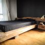 Beds - Rustic Wood Beam Bed Cristian - RECYCLEART DESIGN GROUP