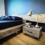 Beds - Rustic Wood Beam Bed Cristian - RECYCLEART DESIGN GROUP