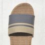 Homewear bien-être - Les Mauricettes de Georgette, claquettes ultra légères gris/beige - LES MAURICETTES