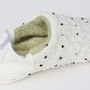 Cadeaux - JAPAN MADE Reversible room shoes / Dot tweed x Sheep boa pile - MERIPPA