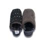 Cadeaux - JAPAN MADE Reversible room shoes / Dot tweed x Sheep boa pile - MERIPPA