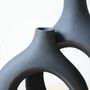 Vases - The Ksar Entwined Vase Duo - Matt Black - MAISON MARMOL