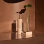 Vases - Brown sculptural modular vase for flowers_COCHLEA DELLA CONSAPEVOLEZZA - COKI