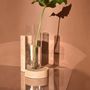 Vases - Brown sculptural modular vase for flowers_COCHLEA DELLA CONSAPEVOLEZZA - COKI