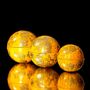 Design objects - Indian Yellow Globe Candle with Sandalwood - PONPON CURIOSITAS