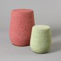 Tables de jardin - Tabouret et Table d'appoint 'Lightweight Porcelain' de Djim Berger - GALERIE BSL