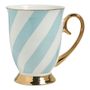 Mugs - Madame de Récamier mug with pastel stripes - 3 assorted - MATHILDE M.