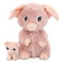 Peluches - Peluche cochon maman et son bébé Les Ptipotos - DEGLINGOS