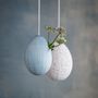 Vases - ERWIN L FLOW blue egg pendant vase - KLATT OBJECTS