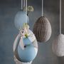 Vases - ERWIN L FLOW blue egg pendant vase - KLATT OBJECTS