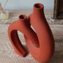 Vases - Le Duo de Vases Enlacés Ksar - Terracotta - MAISON MARMOL