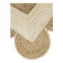 Tapis - Tapis ENOLA jute naturel et blanc 200x300 - BLANC D'IVOIRE