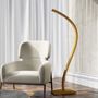 Lampadaires - Floor lamp MOODLIFTER Oak wood - STRAIPU