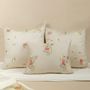 Fabric cushions - Champagne Garden Silk Lumbar Cushion Cover - NINÉH