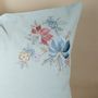 Coussins textile - Housse de coussin brodée Pastel Bouquet - NINÉH