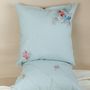 Fabric cushions - Embroidered cushion cover - Pastel Bouquet - NINÉH