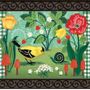 Other caperts - gingham goldfinch doormat. - KARENA INTERNATIONAL