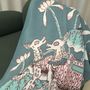 Throw blankets - Smile longevity symbol(Turtles) - BON`EE