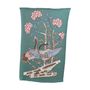 Throw blankets - Smile longevity symbol(Cranes) - BON`EE