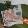 Throw blankets - Smile longevity symbol(Deer) - BON`EE