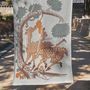 Throw blankets - Smile longevity symbol(Deer) - BON`EE