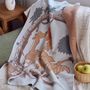 Throw blankets - Smile longevity symbol(Deer) - BON`EE