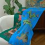 Throw blankets - Lotus with turtles - BON`EE(LIVING ART BRAND)