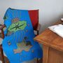 Throw blankets - Lotus with turtles - BON`EE(LIVING ART BRAND)
