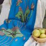 Throw blankets - Lotus with turtles - BON`EE(LIVING ART BRAND)