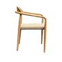 Lawn chairs - Olefin teak and rope chair - CHT20 - BALINAISA