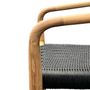 Lawn chairs - Olefin teak and rope chair - CHT21 - BALINAISA