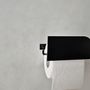 Mounting accessories - Black toilet paper holder BAUHAUS - NAMUOS