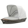 Deck chairs - ESCAPADE double daybed with canopy (boat-shaped) - COUTURE JARDIN