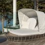 Deck chairs - ESCAPADE double daybed with canopy (boat-shaped) - COUTURE JARDIN