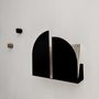 Shelves - Metal wall magazine rack BAUHAUS, black or white - NAMUOS