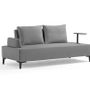 Lawn sofas - 3-seater garden sofa with FLEXI integrated tablet - COUTURE JARDIN