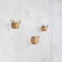 Other wall decoration - Wall hook DEER, oak, brass - NAMUOS