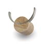 Wall ensembles - Wall hook DEER, oak, steel - NAMUOS