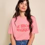 Apparel - The magic kiss t-shirt for women in organic cotton - ÉMOI ÉMOI