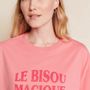 Prêt-à-porter - Le t-shirt Le bisou magique femme en coton bio - ÉMOI ÉMOI
