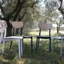 Chaises de jardin - Dossier LULU' en polypropylène et frêne massif/lot de 2 pièces - I.T.F. DESIGN SRL